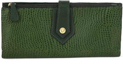 

Hidesign Casual Green Clutch
