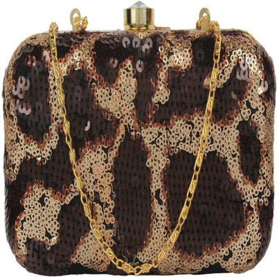 

worthyy enterprises Party Brown Clutch