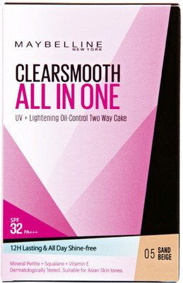 

Maybelline Clear Smooth All in One Compact(05 Sand Beige)