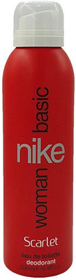 Nike Basic Scarlet Deodorant Spray - For Women (200 ml) Deodorant Spray - For Women(200 ml)