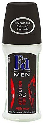 

Fa Men Attraction Force 48h Fresh Anti-Perspirant Roll On Deodorant Roll-on - For Men (50 ml) Deodorant Roll-on - For Men & Women(50 ml)