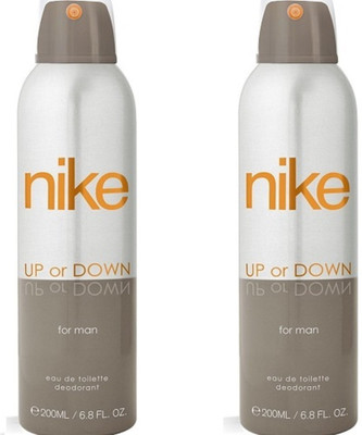 

Nike Up Or Down Deodorant (Pack of 2) Deodorant Spray - For Men(200 ml, Pack of 2)