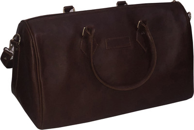 

Cp Bigbasket Leather Duffel Luggage Cabin Bag (Brown) Travel Duffel Bag(Brown)