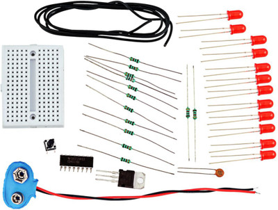 

KitsGuru Decade Counter using 4017 LGBK003 Educational Electronic Hobby Kit