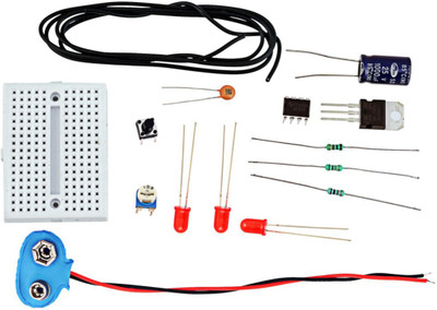 KitsGuru 555 Timer as Monostable Timer LGBK004 Educational Electronic Hobby Kit