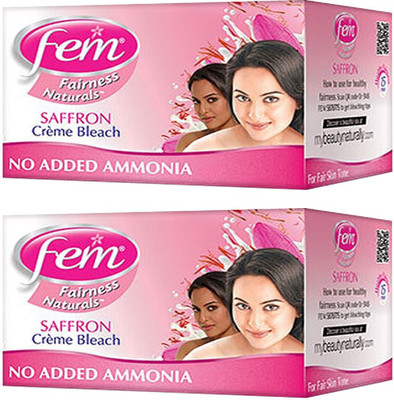 

FEM Fairness Naturals Saffron Creme Bleach (Pack Of 2)(314.4 g)