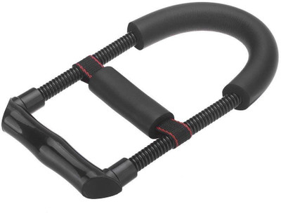 Tima Wrist & Strength Muscular Exerciser Forearm, Black, 25.5cm X 15cm Hand Grip/Fitness Grip(Black)