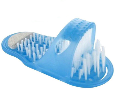 

Lemish Waterproof Easy Foot Cleaner Shower Slipper for All Age groups(Blue)