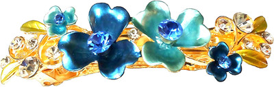 

Utopian Enamel and Stone Hair Clip(Blue)
