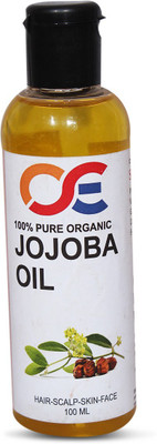

OSE 100 Percent Pure Organic Cold Pressed Unrefined Virgin Jojoba Oil For Hair-Scalp-Skin-Face-Nails Hair Oil(100 ml)