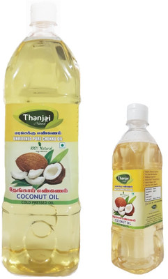 

Thanjai iyerkai Hair Care and Body Care Coconut Oil 1500ml combo Hair Oil(1500 ml)