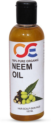 

OSE 100 Percent Pure Organic Cold Pressed Unrefined Virgin Neem Oil For Hair-Scalp-Skin-Face-Nails Hair Oil(100 ml)