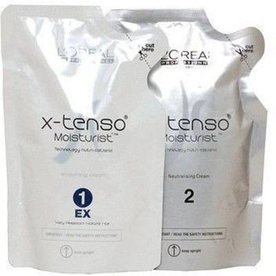 

L'Oreal X-Tenso Moisturist hair straightening cream + Neutraliser(125 ml)