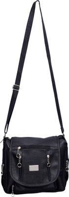 

gauravcollections Sling Bag(Black)
