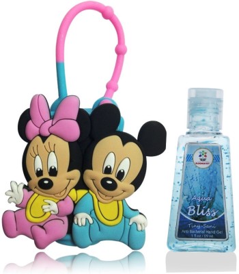 

Bloomsberry Mickey Minnie holder with Aqua sanitizer(30 ml, Bottle)