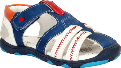 

Glitzy Galz Boys Velcro Strappy Sandals(Blue