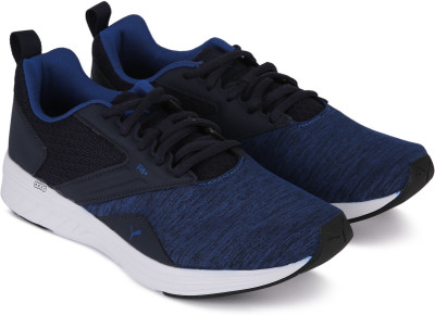 

Puma Boys & Girls Lace Running Shoes(Blue, Turkish sea-peacoat-puma white
