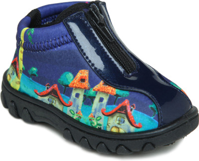 

Frestol Boys & Girls Slip on Sneakers(Blue, Multicolour