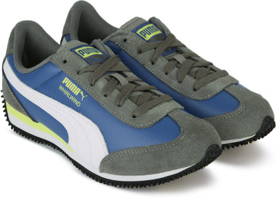 

Puma Boys & Girls Lace Running Shoes(Blue, Turkish sea-quiet shade