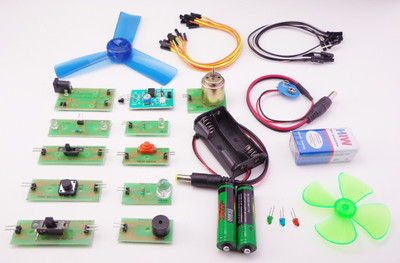 

Kit4Curious ElectroBits ULTIMATE Electronic building blocks(Multicolor)