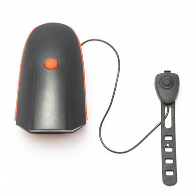

Spartan FY-056 USB Rechargeable Bicycle 3 Mode LED Front Light and Horn (2 in 1) LED Front Light(Black), Black;orange