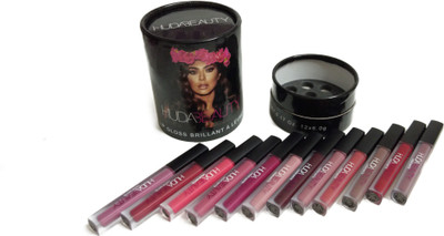 

Huda Beauty 12 in 1 LIQUID MATTE NEW EDITION BY ULTRA STORE..(MULTICOLOR)