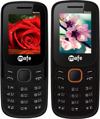 

Mafe Nemo Combo of Two Mobiles(Black&Grey, Black&Orange)