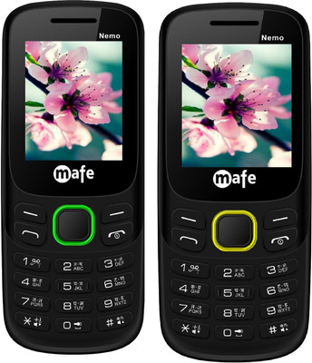 

Mafe Nemo Combo of Two Mobiles(Black&Green, Black&Yellow)