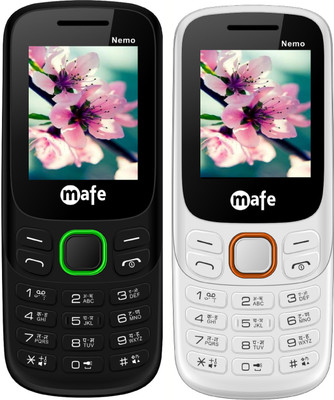 

Mafe Nemo Combo of Two Mobiles(Black&Green, White&Orange)
