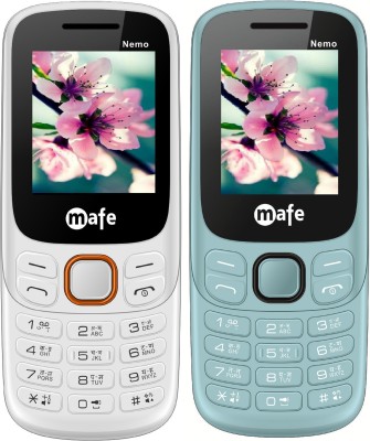 

Mafe Nemo Combo of Two Mobiles(White&Orange, Blue&Black)