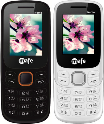 

Mafe Nemo Combo of Two Mobiles(Black&Orange, White&Grey)