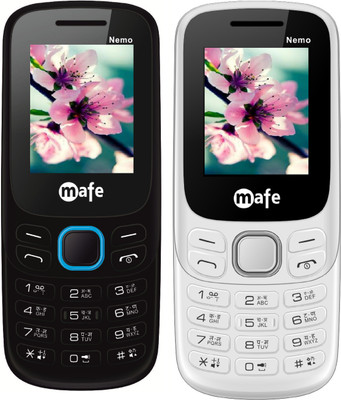 

Mafe Nemo Combo of Two Mobiles(Black&Blue, White&Grey)