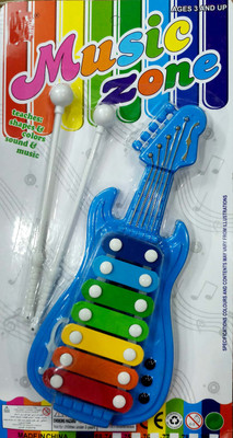 

SS Traders -Cute Blue Color Plastic Xylophone for kids,Good gift for Kids(Multicolor)