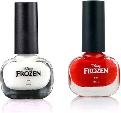 disney frozen nail art white n red(Pack of 2)