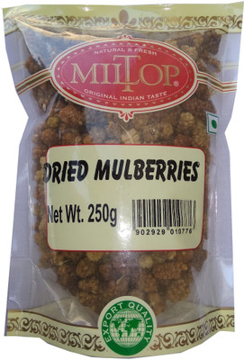 

MilTop Dried Mulberries 250gm Mulberries(250 g, Pouch)