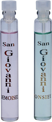 

San Giovanni Monsieur and Mademoiselle (Combo Set on 2) Eau de Toilette - 2.5 ml(For Men & Women)