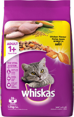 

Whiskas Adult (+1 year) Chicken 1.2 kg Dry Cat Food