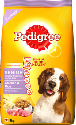 

Pedigree Senior Chicken, Rice 3 kg Dry Dog Food