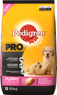 

Pedigree PRO Expert Nutrition for Large Breed Puppy (3-18 months) 10 kg Dry Dog Food