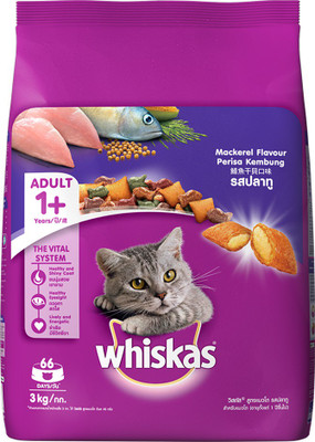 

Whiskas Adult (+1 year) Fish 3 kg Dry Cat Food