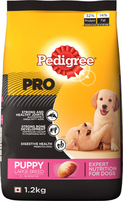 

Pedigree PRO Expert Nutrition for Large Breed Puppy (3-18 months) 1.2 kg Dry Dog Food