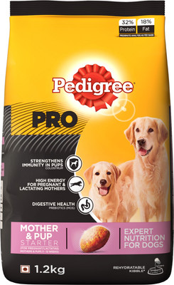 

Pedigree PRO Expert Nutrition for Lactating/Pregnant Mother & Pup (3-12 weeks) 1.2 kg Dry Dog Food