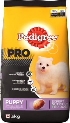 

Pedigree PRO Expert Nutrition for Small Breed Puppy (2-9 months) 3 kg Dry Dog Food