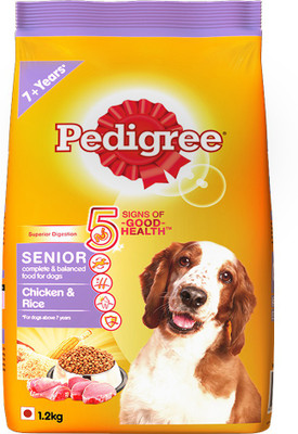 

Pedigree Senior Chicken, Rice 1.2 kg Dry Dog Food