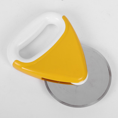 

Bluzon Rolling Royal Wheel Pizza Cutter(Stainless Steel), Yellow;white