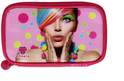 

Shopat7 Attractive Travelling Girl Featured Single Compartment Pouch To Store Various Things (Dark Pink) Pouch(Pink)