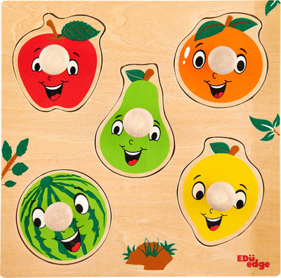 

Eduedge fruIt's-knob puzzle(5 Pieces)