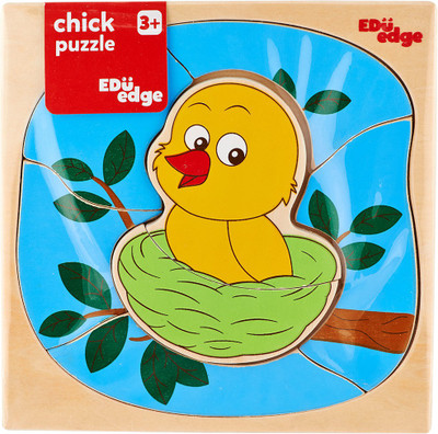 

Eduedge Chick Puzzle• Printed on high quality plywood. • Coated with safe paints for children. • Smooth edges and corners .A very attractive & fun toy. Non-toxic eco friendly product(1 Pieces)