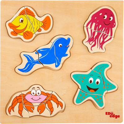 

Eduedge sea animals combo puzzle(14 Pieces)