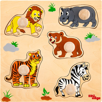 

Eduedge animals-knob puzzle(5 Pieces)